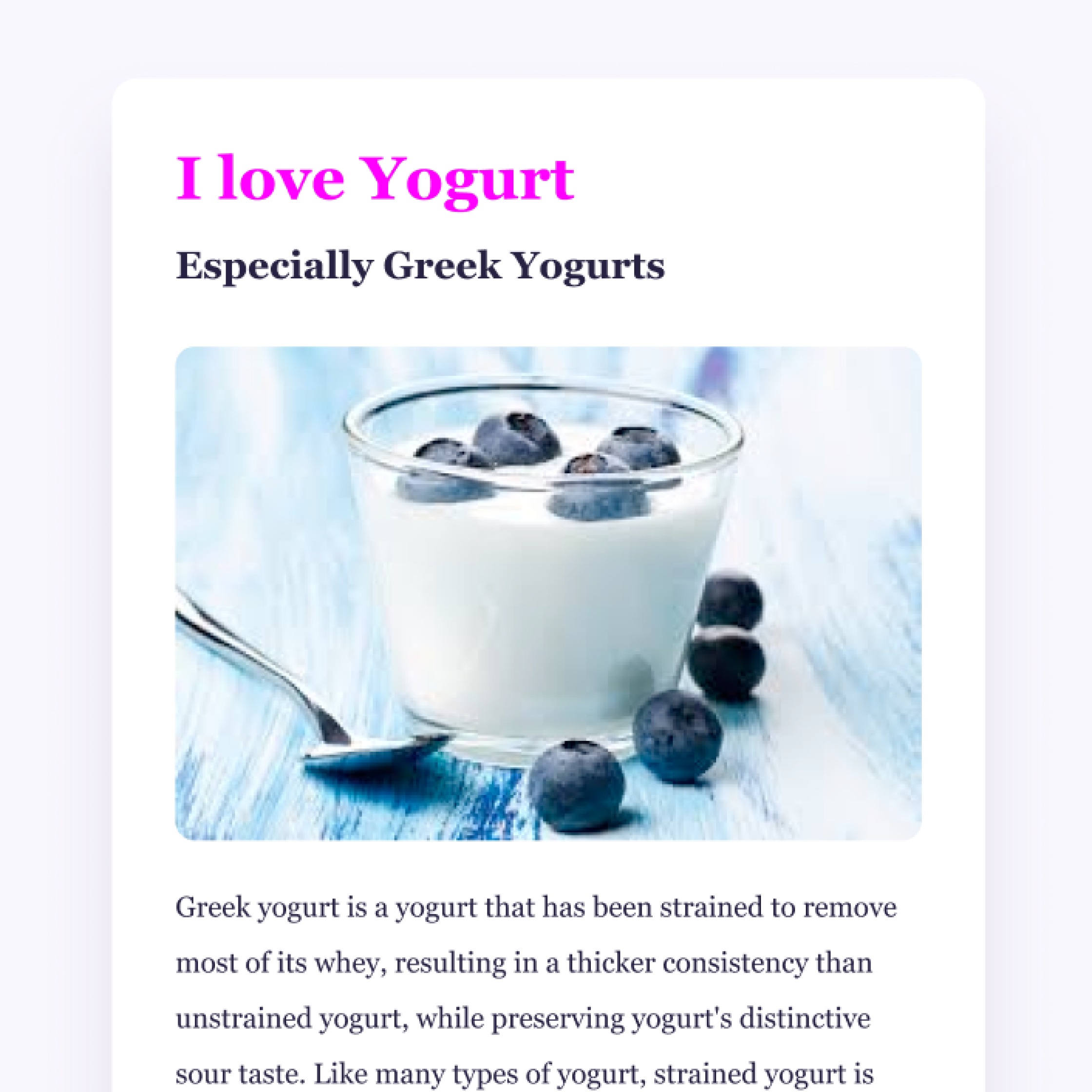 yogurt-app project